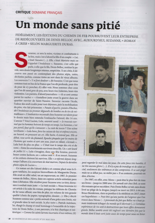 Matricule des anges mai 24